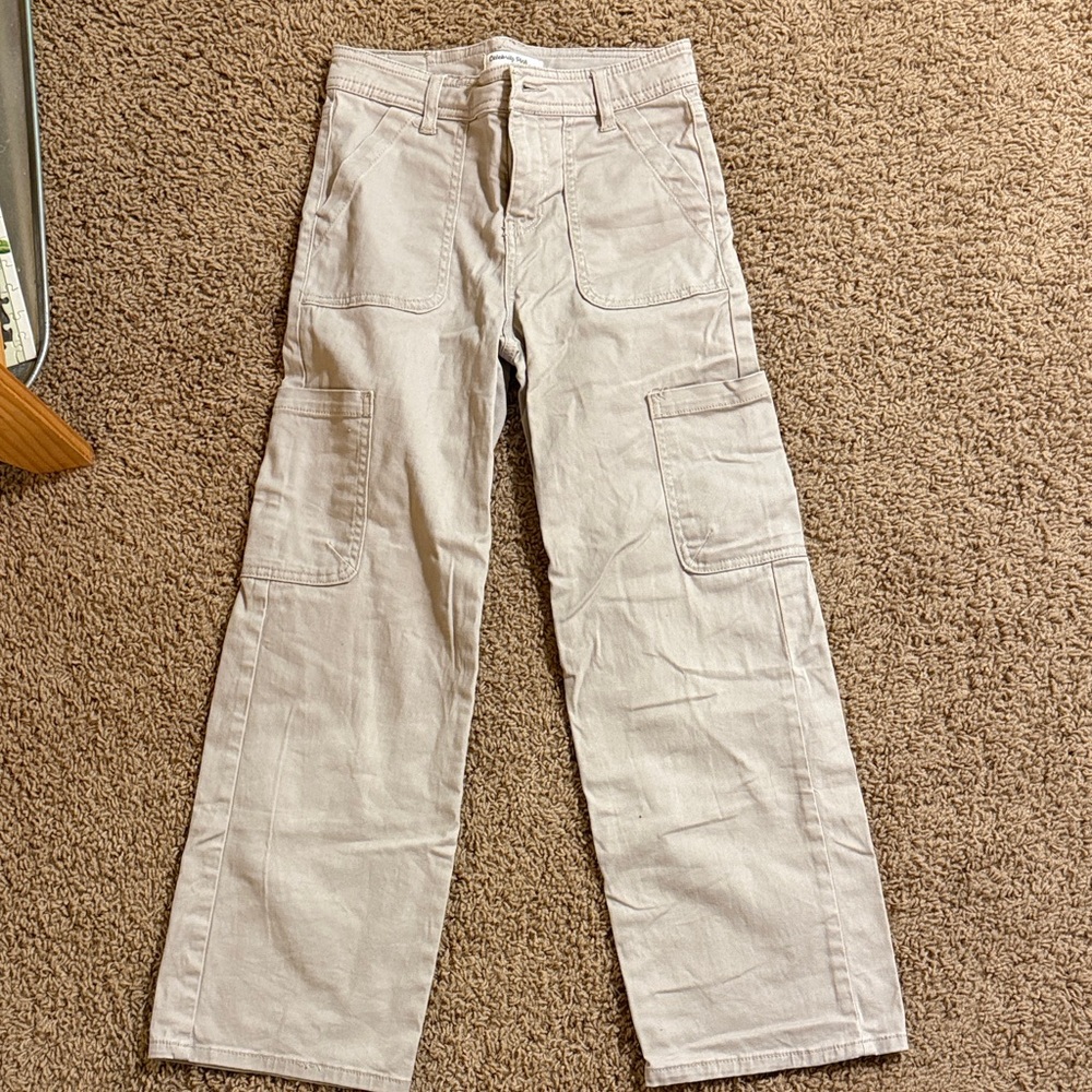 Celebrity Pink Girls Light Tan Cargo Pants